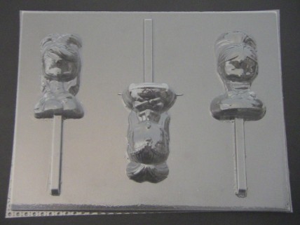 554sp Glimmer and Glisten Chocolate or Hard Candy Lollipop Mold